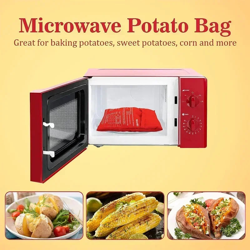 Potato Bag Reusable Fast Microwave Cooking Bag Baked