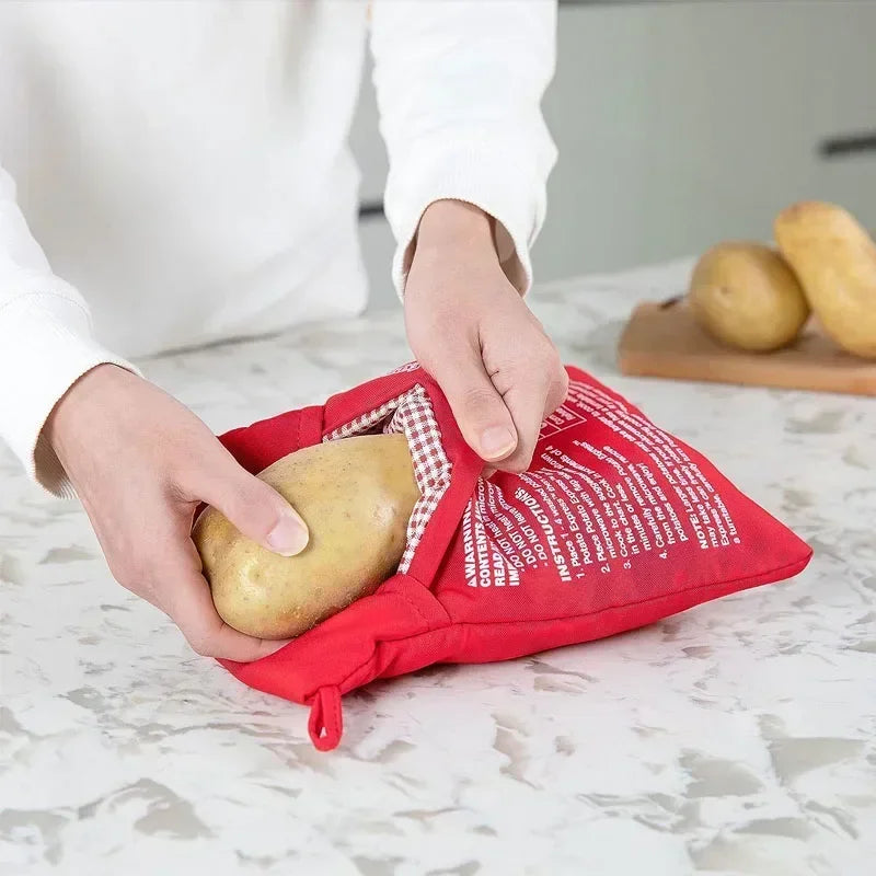 Potato Bag Reusable Fast Microwave Cooking Bag Baked