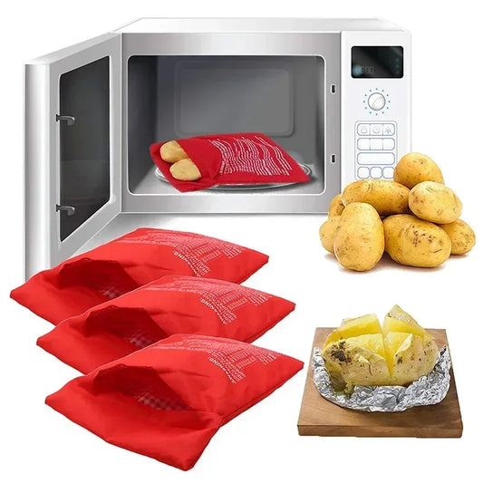 Potato Bag Reusable Fast Microwave Cooking Bag Baked